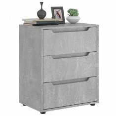 Gossi bufeta &bdquo;visnes&rdquo; gri beton 60x40x73 cm lemn prelucrat