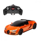 Masina cu telecomanda Rastar Bugatti Veyron Grand Sport Vitesse, 1:18, Portocaliu