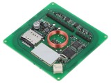 Cititor RFID 9-30V cu Antenă 100mm și Conectivitate Multipla