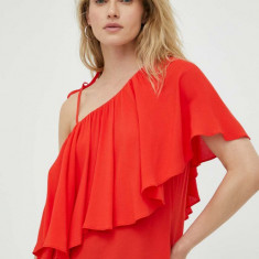 Bruuns Bazaar bluza femei, culoarea rosu, modelator