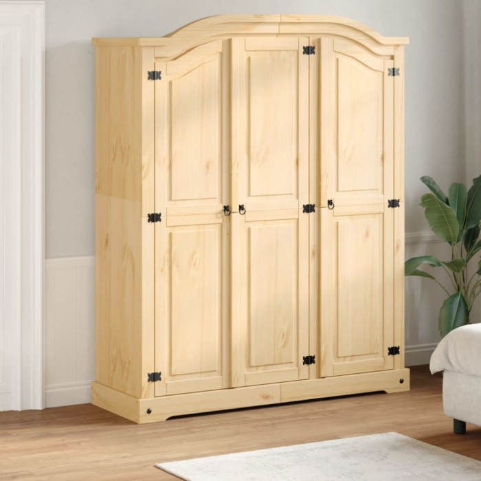 vidaXL Șifonier &bdquo;Corona&rdquo;, 151,5x52x186 cm, lemn masiv de pin 4012158