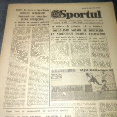 ZIARUL SPORTUL 10 IUNIE 1983