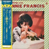 Vinil LP &quot;Japan Press&quot; Connie Francis &lrm;&ndash; Let&#039;s Sing With Connie Francis (VG++)