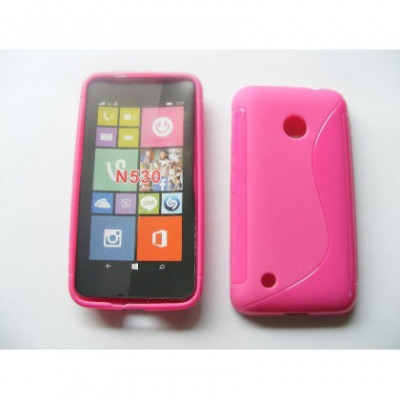 Husa Silicon S-Line Nokia Lumia 530 Pink foto