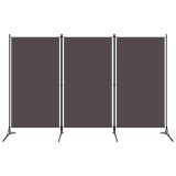 Cumpara ieftin Paravan de camera cu 3 panouri, antracit, 260 x 180 cm, textil