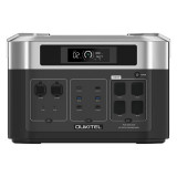 Statie de incarcare electrica portabila baterie externa Oukitel BP2000E Negru, ecran LCD, 2200W, 2048 Wh, lanterna cu LED