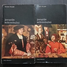 JOCURILE SCHIMBULUI - 2 VOLUME - FERNAND BRAUDEL