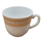 Set 6 Cesti Cafea Opal Albe Model Emperor 220ml CNN47452