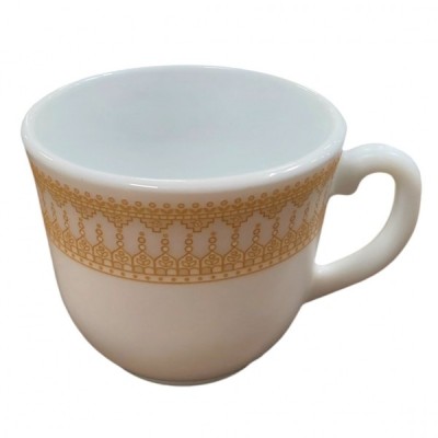 Set 6 Cesti Cafea Opal Albe Model Emperor 220ml CNN47452 foto