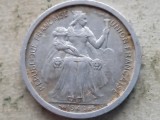 NOUA CALEDONIE-2 FRANCS 1949, Australia si Oceania, Aluminiu