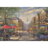 Puzzle 1000 piese - Thomas Kinkade - Cafe in Munich | Schmidt