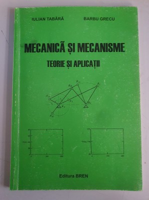 Iulian Tabara , Barbu Grecu - Mecanica si mecanisme , teorie si aplicatii foto