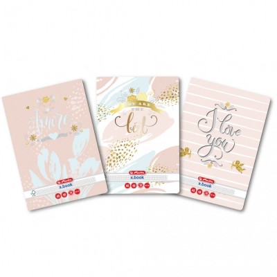 Caiet A5 48 File Matematica Be Mine HERLITZ foto