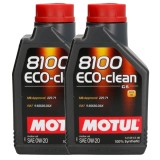 Pachet 2 litri Ulei Motul 8100 Eco-Clean 0W20