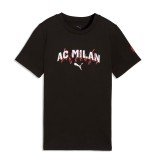 AC Milan tricou de copii Culture black - 164