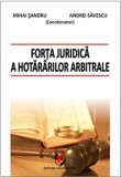 Cumpara ieftin Forta juridica a hotararilor arbitrale/Mihai Sandru, Andrei Savescu