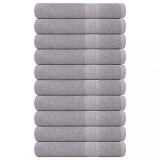 Cumpara ieftin Prosoape 10 buc Gri 100x200 cm 360 g/m&sup2; 100% bumbac