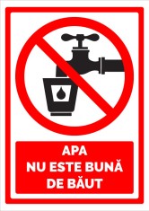 Indicator pentru apa nu este buna de baut foto