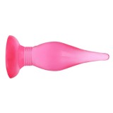 Dop Anal Clasic Jelly Lybaile, Roz, 14 cm
