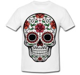 Cumpara ieftin Tricou &quot; Day of the dead sugar skull &quot;