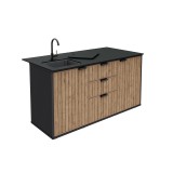 Bucătărie de exterior compactă Deco cu chiuvetă și robinet grafit