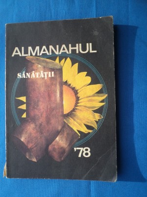 ALMANAHUL SANATATII 1978 foto