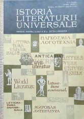 Istoria literaturii universale. Manual pentru clasa a XI-a (1971) - 1971 - N. I. Barbu ($F104)