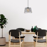 Cumpara ieftin Lustra Byisoo Negru 40x40x126 cm