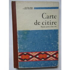 Graziella Stefan - Carte de citire. Manual pentru clasa a V-a (1979, cartonata)
