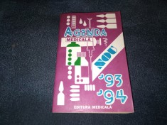 AGENDA MEDICALA 93 94 foto