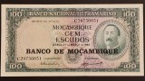 Mozambic 100 escudos 1961 UNC