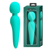 Vibrator Bagheta Meredith, Verde, 21.5 cm, Pretty Love