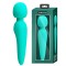 Vibrator Bagheta Meredith, Verde, 21.5 cm