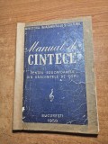 manual de cantece - din anul 1959 - 120 pagini