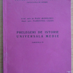 Radu Manolescu - Prelegeri de istorie universala medie (fasc. 4)