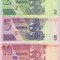 Bancnota Zimbabwe 2, 5 si 10 Dolari 2019/20 - PNew UNC ( hibrid , set x3 )