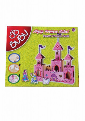 Set creatie puzzle lemn BUBU AP0041 castel printesa foto