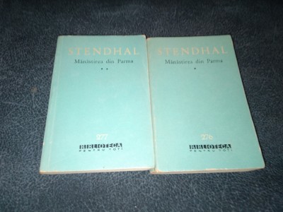 STENDHAL - MANASTIREA DIN PARMA 2 VOL foto