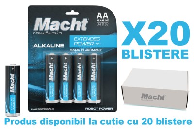 BATERII MACHT AA LR6 cutie 20x4 buc foto