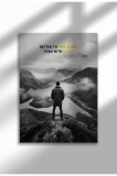 mxm_hustle_7|Motivational Wall Poster, Frameless Canvas, Inspirational Quote Art, Hustle Mindset 2025 | A4 (21 x 29.7 cm) - mxm_hustle_7