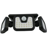 Lampa solara tripla split, pentru exterior cu senzor de miscare, 2400 mAh si IP65, Oem