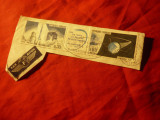 Serie Franta 1965 Lansare Satelit Hammaguir pe fragment, Stampilat