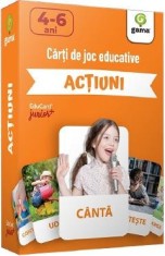 Actiuni. Carti de joc educative