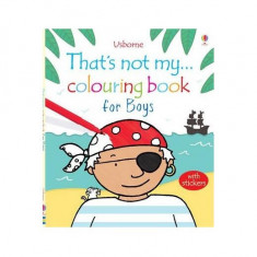 That's Not My... Colouring Book for Boys - Paperback brosat - Fiona Watt - Usborne Publishing