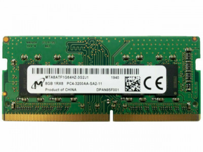 Memorie Ram Micron DDR4, 8GB, 3200 MHz, 1.2V, MTA8ATF1G64HZ-3G2J1 foto