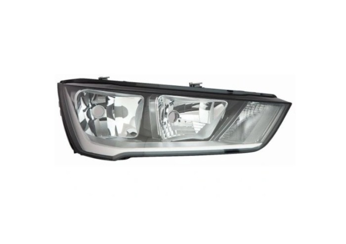 Far AUDI A1 (8X), 12.2014-12.2018, partea dreapta, DEPO, H15+H7+HY21W; electrical; cu motor; halogen,