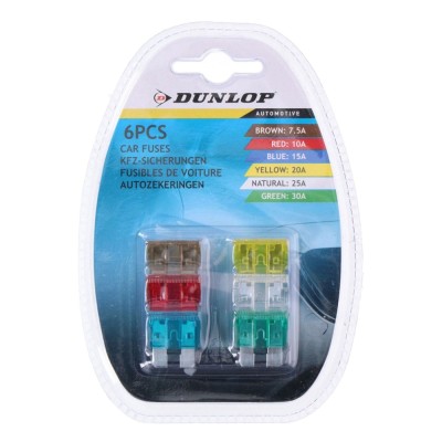 Sigurante auto Dunlop, tip lama, set 6 bucati foto