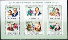 MOZAMBIC 2009 PERSONALITATI ALEXAANDER VAN HUMBOLDT foto