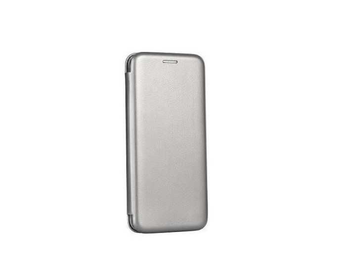 Husa Flip tip carte Premium iPhone 14 Plus gri