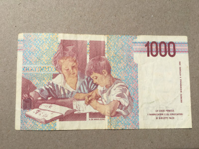 Italia 1000 Lire 1990 foto